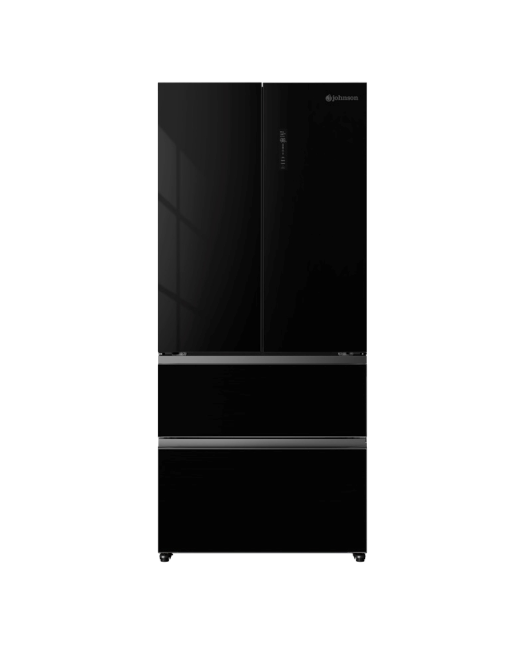 FRIGOR�FICO FRANC�S TOTAL NO FROST EM VIDRO PRETO DE 349L  JOHNSON | JRFS1986ENGN